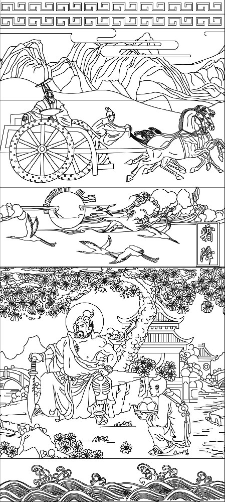 霜降浮雕雕塑原創(chuàng)手繪設計稿